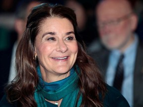 Melinda French Gates has given some of her shares in Canadian National Railway Co. to charity.