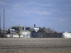 This photo taken April 18, 2020, shows the JBS USA Pork Plant in Worthington, Minn. JBS has agreed to pay $20 million to settle a lawsuit with consumers that accused the giant meat producer of conspiring with other meat companies to inflate the price of pork, which will only reinforce some of the ongoing concerns about how the lack of competition in the industry affects prices. Officials at the U.S. headquarters in Colorado didn't immediately respond to questions about the settlement on Monday, Sept. 19, 2022 but JBS didn't admit any wrongdoing as part of the deal.
