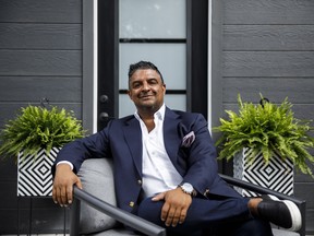 Toronto entrepreneur Rahim Bhaloo at his house in Toronto.