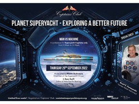 Yacht Club de Monaco is organising a Captains' Forums for superyacht captains on Thursday the 29th of September