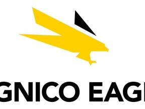 The Agnico Eagle Mines Ltd. logo is shown in a handout. THE CANADIAN PRESS/HO