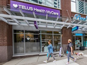 A Telus Health clinic in Vancouver.