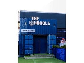 The Huddle, NFL Canada's First Pop-Up Football Bar Opens Its Doors in Toronto