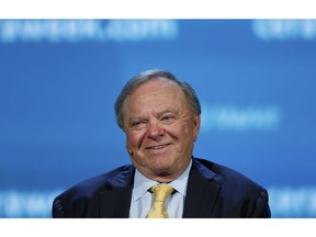 Harold Hamm, founder and chief executive officer of Continental Resources Inc., smiles during the 2017 CERAWeek by IHS Markit conference in Houston, Texas, U.S., on Wednesday, March 8, 2017. CERAWeek gathers energy industry leaders, experts, government officials and policymakers, leaders from the technology, financial, and industrial communities to provide new insights and critically-important dialogue on energy markets.