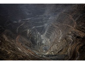 An open pit copper mine near Calama, Chile. Photographer: Cristobal Olivares/Bloomberg