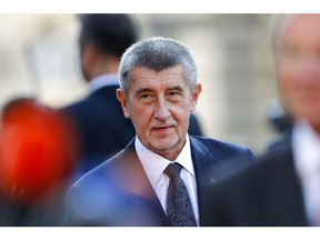 Andrej Babis, Czech Republic's prime minister, arrives ahead of an informal meeting of European Union (EU) leaders in Salzburg, Austria, on Thursday, Sept. 20, 2018. European and U.K. leaders exchanged warnings that time is running out to seal an agreement on Brexit and offered no indication they can break the deadlock less than two months before the deal is due to be completed.