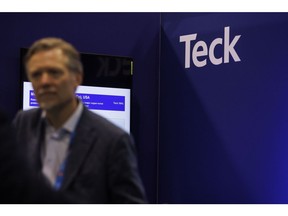 A Teck Resources Ltd. booth at the Prospectors & Developers Association of Canada (PDAC) conference in Toronto, Ontario, Canada, on Tuesday, June 14, 2022. As China lockdowns rekindle concerns over metals demand, mining leaders on the other side of the world shed masks and rubbed shoulders at one of the industry's biggest annual gatherings. Photographer: Cole Burston/Bloomberg