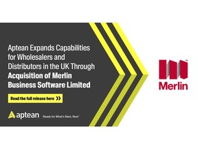 Aptean Expands Capabilities for Wholesalers and Distributors in the UK Through Acquisition of Merlin Business Software Limited