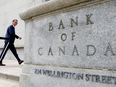 Tiff Macklem, Bank of Canada governor, enters the central bank's offices in Ottawa. There is nothing about September's jobs numbers to suggest the BoC will change course on rate hikes, economists said.