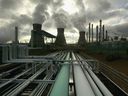 A BP oil refinery in Scotland.