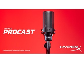 HyperX Announces HyperX ProCast XLR Microphone with Gold-Sputtered Large Diaphragm Condenser for Professional-Grade Recording