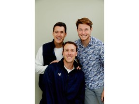 Pictured are the Halp founders Matthew McLellan, Marc Fielding and Justin Mills