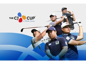 Five CJ Logistics golfers competing in THE CJ CUP in South Carolina