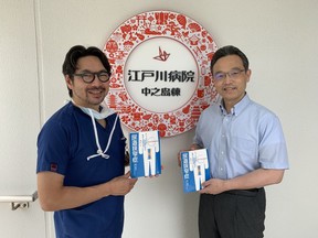 Dr. Shojiro Katoh, President, Edogawa Hospital & Jinseisha-Social welfare trust, and Dr. Akio Horiguchi with "Nyodokyosakusho" a book by Dr. Horiguchi, in the new annex with a high-tech biomaterial lab, cell culture and tissue engineering R&D facility. They both share their commitment to make Edogawa Hospital not only an institute for advanced treatment to patients with urethral stricture but also a medical research, technology and clinical skills propagation center. To the existing three tomotherapy units & MRIdian, adding of BNCT system, an accelerator-based neutron production unit with lithium as target, will make the hospital, a global hub of advanced care in oncology domain. Clinical trials for Breast cancer with BNCT are to start in the near future. With convenient access to both Narita and Haneda International airports, Edogawa hospital is preferred by foreign patients and further strengthening of support systems to cater to inbound medical tourism is underway says Dr. Katoh.