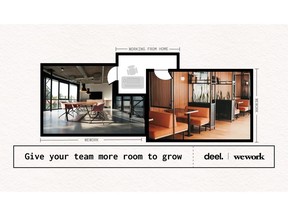 Deel and WeWork partner to provide workers flexible space
