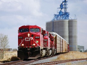 Canadian Pacific Railway Ltd.  says it is ready to ship a large crop of Canadian grain this year.