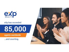 Milestone 85,000 Agents Reached as eXp Realty Readies to Host its Largest EXPCON Agent Conference, Oct. 11-14