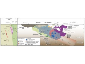 Figure 1: Canadian Malartic Mine – Composite Longitudinal Section