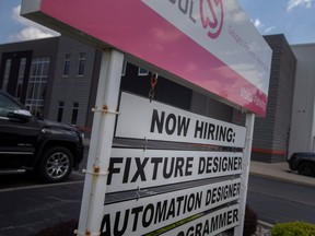 Job vacancies surged to a record of about one million this summer.