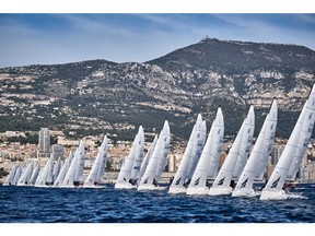 The boats will be sailing as one fleet with the Open (professionals), One Pro (only one professional aboard) and Corinthian (amateur) categories racing on the same course.