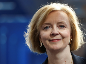 U.K. Prime Minister Liz Truss's  mini-budget of unfunded tax cuts, unveiled in late September, sent the pound to a record low a week ago.