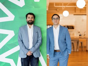 Avidbots Corp. co-founders Faizan Sheikh and Pablo Molina.