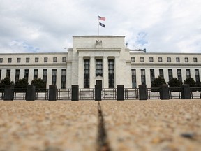 The US Federal Reserve Building in Washington, DC.