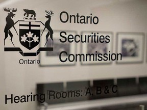 The Ontario Securities Commission was recently reorganized in a move that split the roles of chair and chief executive into two distinct positions.