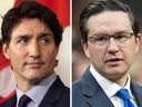 Conservative leader Pierre Poilievre commands more trust on the inflation-fighting front than Prime Minister Justin Trudeau, according to a new poll of Canadians.