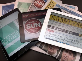 Postmedia Network Canada Corp.’s revenue rose in the fourth quarter by 8.7 per cent.