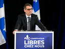 Eric Duhaime is the leader of the Quebec Conservatives.  His party received almost the same number of votes as the Liberals.  While they won 21 seats in the Legislative Assembly of Quebec, the Conservatives won none.