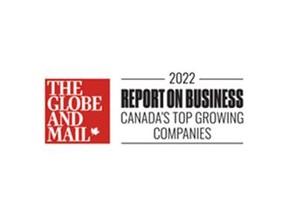 LeddarTech®, a global leader in providing the most flexible, robust, and accurate ADAS and AD sensing technology, is pleased to announce its recognition among Canada's Top Growing Companies for 2022 by the Globe and Mail's Report on Business, where LeddarTech ranked 280 out of 430 eligible companies.