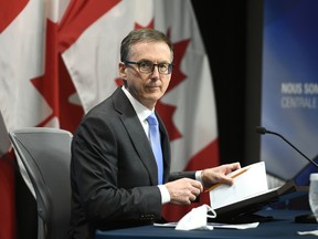 Governor of the Bank of Canada, Tiff Macklem.