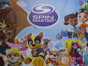 Characters are shown at the Spin Master toy and entertainment company office in Toronto on Tuesday, January 29, 2019. Spin Master Corp. says it earned US$141.4 million in the third quarter of 2022, or $1.33 cents per diluted share, compared with earnings of $135.3 million a year earlier.THE CANADIAN PRESS/Nathan Denette