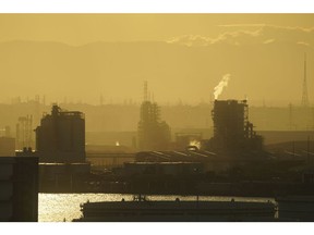 Industrial plants and manufacturing facilities in the Keihin industrial area in Kawasaki, Kanagawa Prefecture, Japan, on Tuesday, Aug. 10, 2021. Japan is scheduled to release its second-quarter gross domestic product (GDP) figures on Aug. 16. Photographer: Toru Hanai/Bloomberg