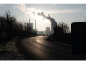 A coal and gas power plant in Grosskrotzenburg, Germany.