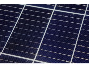 Detail of a solar panel at the Weesow-Willmersdorf solar park, operated by EnBW Energie Baden-Wrttemberg AG, in Werneuchen, Germany, on Tuesday, Aug. 2, 2022. The European Union seeking to double solar capacity to 320GW by 2025 and to hit 600GW by the end of the decadewhich would make solar Europe's biggest source of electricity, whereas today it's not even in the top five. Photographer: Liesa Johannssen-Koppitz/Bloomberg