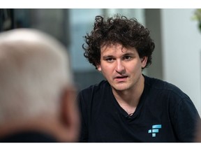 Sam Bankman-Fried, founder and chief executive officer of FTX Cryptocurrency Derivatives Exchange, speaks during an interview on an episode of Bloomberg Wealth with David Rubenstein in New York, US, on Wednesday, Aug 17, 2022. Crypto exchange FTX US is expanding its no-fee stock trading service to all US users, including non-crypto investors, in a move to expand its customer base and increase assets under custody.