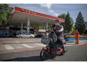 A PetroChina Co. gas station in Beijing, China, on Friday, Aug. 19, 2022. PetroChina, the country's biggest oil and gas producer, is weighing a plan to carve out its marketing and trading business and seek a separate listing, people with knowledge of the matter said. Bloomberg