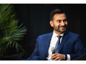 Ali Zaidi, White House national climate advisor, during The Texas Tribune Festival in Austin, Texas, US, on Friday, Sept. 23, 2022. In its thirteenth year, the Festival features more than 300 speakers from the worlds of politics, public policy, technology and media.
