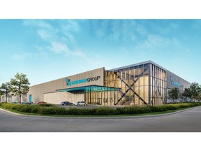 Artist's Rendering: Midwestern Logistics Facility, 426 Clair Road West, Guelph, Ontario (J. Mireles / Hey Visual)