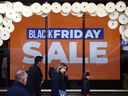 Canadians spent less online during Black Friday and Cyber Monday this year.