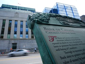 The Bank of Canada building in Ottawa.