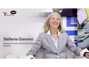 Watch Huawei's interview with Stefania Giannini here: https://www.huawei.com/en/media-center/multimedia/videos/2022/transform-talk-education-is-key