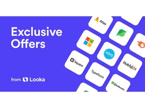 Looka collaborates with leading industry platforms like Microsoft, HubSpot, Semrush, and many more, offering small businesses exclusive free trials, discounts, and credits.