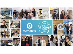 iQmetrix, North America's leading telecom experience platform, has been ranked one of the top 100 employers in Canada for 2023. The award is based on work environment, culture, benefits, and many more factors. Image: iQmetrix