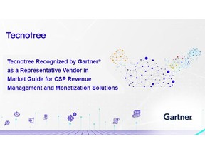 Tecnotree Recognized by Gartner as a Representative Vendor in Market Guide for CSP Revenue Management and Monetization Solutions