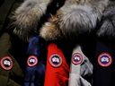 Parkas at the Canada Goose factory in Toronto.