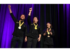 Canada's Great Kitchen Party Vancouver 2019 Winner and 2020 Culinary Champion Roger Ma on Podium