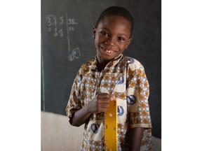 Ghislain, in Ghana, is on the cover of this year's Children Believe winter 2022 gift catalogue, Gifts for Good. He, like thousands of children, families and community members, benefit from the 54 gifts available for Canadians to purchase.